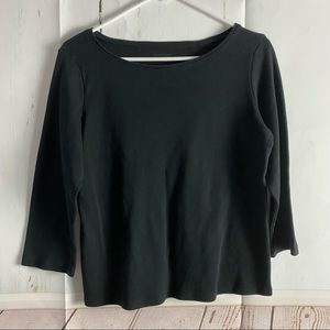 Eileen Fisher • Organic Cotton Basic 3/4 Sleeves